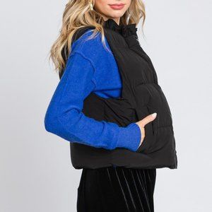 GeeGee Black Puffer Vest